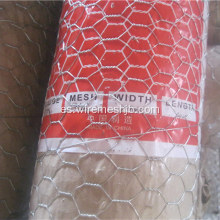 Malla de alambre hexagonal galvanizada en baño caliente